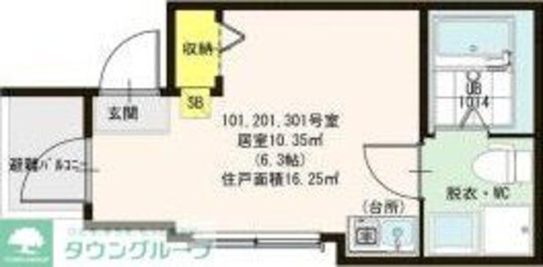 ハーモニーテラス青井VIの物件間取画像